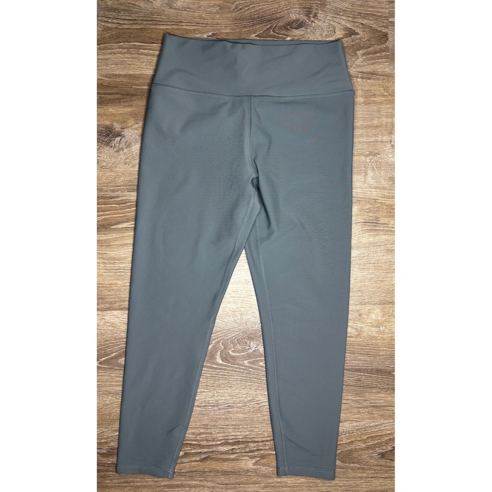 Sage Collective Women's High Waisted Performance Leggings Slate Blue Size Large